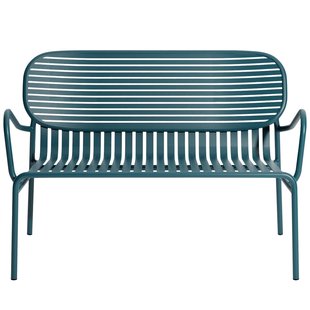 Petite Friture Week-end Tuinbank 2-zits Ocean Blue