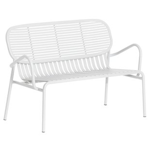 Petite Friture Week-end Tuinbank 2-zits Pearl Grey