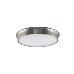 Artdelight Runner - badkamer plafondverlichting - Ø 28 cm - IP44 - aluminium