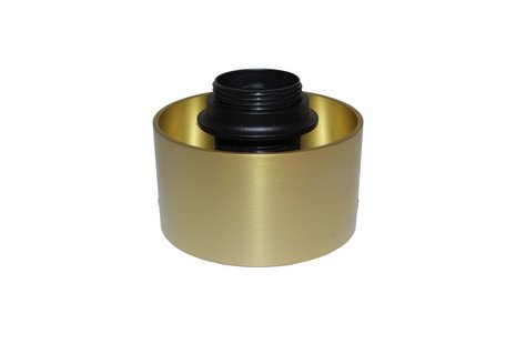 Artdelight Rosario - lamphouder voor PL 202 - Ø10,5 x 9,5 cm - goud