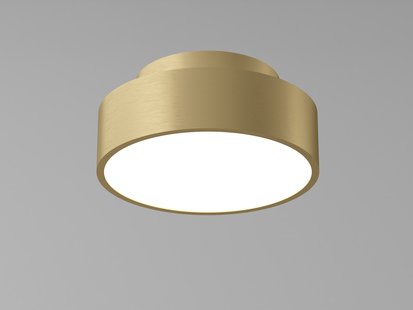 Artdelight Chicago - plafondlamp - Ø 15 x 6,8 cm - 9,8W dimbare LED incl. - warm goud