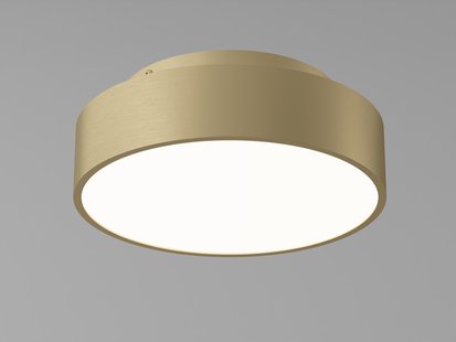 Artdelight Chicago - plafondlamp - Ø 25 x 9 cm - 19,5W dimbare LED incl. - warm goud