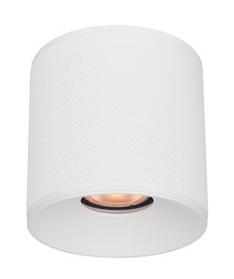 Artdelight Costa - opbouwspot - Ø 10,5 x 10 cm - wit