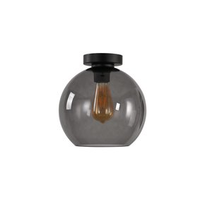 Artdelight Marino - plafondverlichting - Ø 25 x 26 cm - gerookt