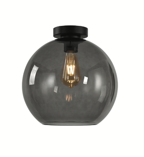 Artdelight Marino - plafondverlichting - Ø 30 x 30,5 cm - gerookt