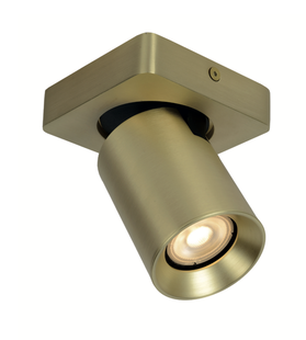 Artdelight Megano - opbouwspot 1L - 10 x 10 x 11,5 cm - mat goud