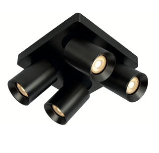 Artdelight Megano - opbouwspot 4L - 20 x 20 x 11,5 cm - metallic antraciet