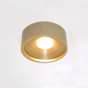 Artdelight Orlando - plafondverlichting - Ø 14 x 5 cm - 10W dimbare LED incl. - goud
