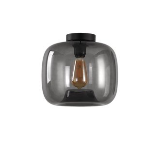 Artdelight Preston - plafondverlichting - Ø 28 x 26 cm - gerookt