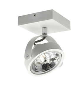 Artdelight Wajer - opbouwspot - 12 x 12 x 14 cm - 3,5W dimbaar LED incl. - wit