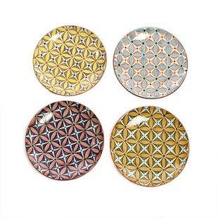 POLSPOTTEN Hippy Ontbijtbord&Oslash;20 Set 4