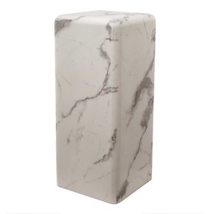 POLSPOTTEN Pillar Marble Pilaar Medium Wit