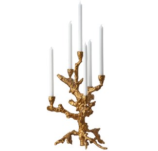 POLSPOTTEN Apple Tree Kandelaar Goud