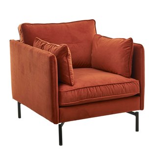 POLSPOTTEN PPno.2 Fauteuil Velvet Rust