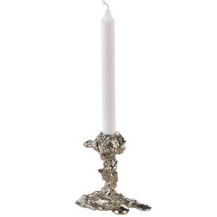 POLSPOTTEN Drip Kandelaar Small Zilver