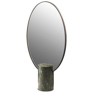 POLSPOTTEN Mirror Oval Marble Green Tafelspiegel