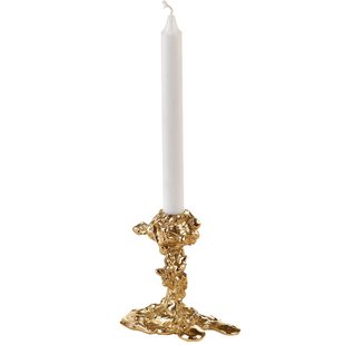 POLSPOTTEN Drip Kandelaar Small Goud