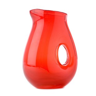 POLSPOTTEN Jug With Hole Karaf 0,85L Rood