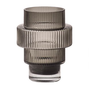 POLSPOTTEN Steps Waxinelichthouder Grijs