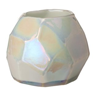 POLSPOTTEN Graphic Luster Waxinelichthouder Wit