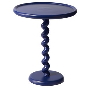 POLSPOTTEN Twister Bijzettafel Donkerblauw