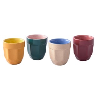 POLSPOTTEN La Marzocco Espresso Mok Diverse Kleuren Set Van 4