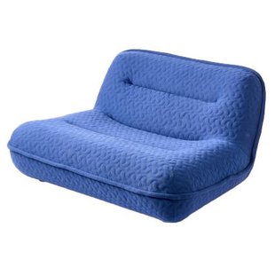 POLSPOTTEN Puff Loveseat Fauteuil Kobaltblauw ByBorre