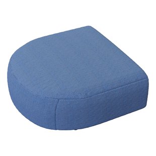 POLSPOTTEN A-Round-U Bank Poef Links Lindau Dark Blue