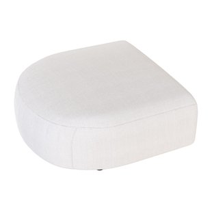 POLSPOTTEN A-Round-U Bank Poef Links Lindau Beige