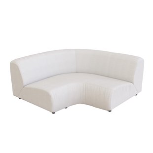 POLSPOTTEN A-Round-U Bank Kwart Rond Lindau Beige