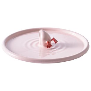 POLSPOTTEN Diving Duck Plate Dienblad&Oslash;40 Lichtroze