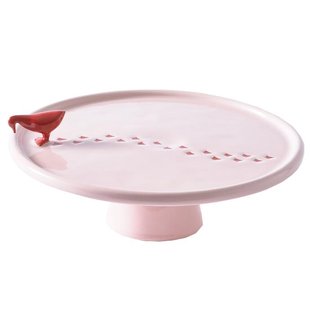 POLSPOTTEN Walking Duck Plate Dienblad&Oslash;30 Lichtroze