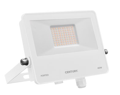 Century Italia Porteo CCT - verstraler - 22,4 x 3,6 x 20,3 cm - 40W LED incl. - instelbare lichtkleur - IP65 - wit