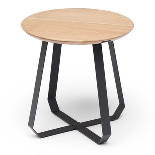 Puik Shunan Bijzettafel 46 Naturel Zwart Onderstel
