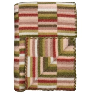 Røros Tweed Ida Plaid 135x200 Olive Burgundy Røros Tweed Ida Plaid 135x200 Olive Burgundy