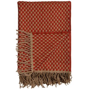 R&oslash;ros Tweed Isak Plaid 150x210 Red Sumac