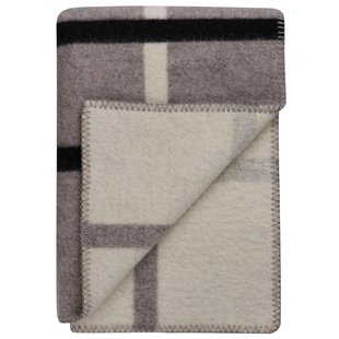 R&oslash;ros Tweed Knut Plaid 135x200 Dove Grey