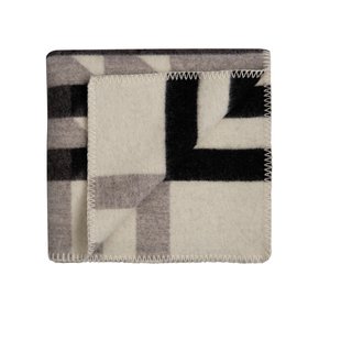R&oslash;ros Tweed Kvam Plaid 135x200 Greyscale