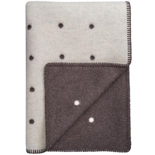 R&oslash;ros Tweed Pastille Plaid 135x200 Black/White