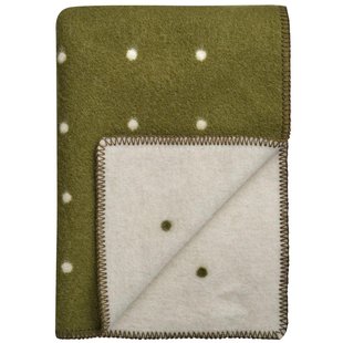 R&oslash;ros Tweed Pastille Plaid 135x200 Green Moss