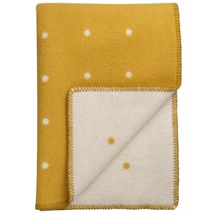R&oslash;ros Tweed Pastille Plaid 135x200 Sun Yellow