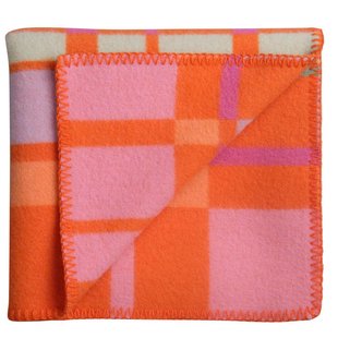 R&oslash;ros Tweed City Baby Plaid 67x100 Orange
