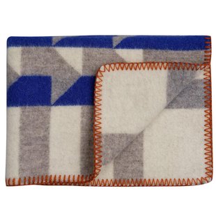 R&oslash;ros Tweed Kvam Baby Plaid 67x100 Blue