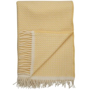 R&oslash;ros Tweed Mello Plaid 150x210 Lemon Yellow