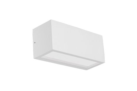 Century Italia Reverso - buiten wandverlichting - 10 x 11 x 25 cm - IP65 - wit