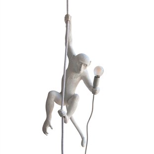 Seletti Monkey Ceiling Hanglamp Wit Seletti Monkey Ceiling Hanglamp Wit