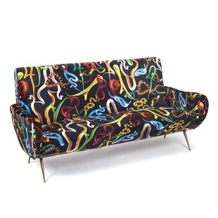 Seletti Toiletpaper Lounge Sofa 3-zits Snakes Seletti Toiletpaper Lounge Sofa 3-zits Snakes