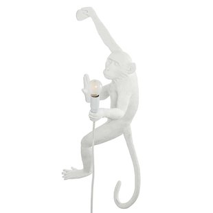 Seletti Monkey Hanging Wandlamp Wit Rechts