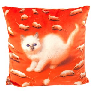 Seletti Toiletpaper Kussen 50x50 Kitten