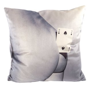 Seletti Toiletpaper Kussen 50x50 Two Of Spade